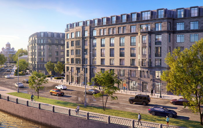 Новостройка на набережной Карповки, Петроградский район